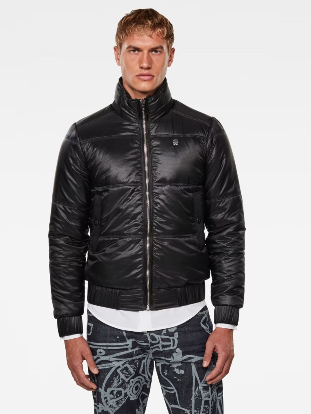 G-Star Raw men's meefic quilted puffer jacket LARGE New With Tags Offers Welcome